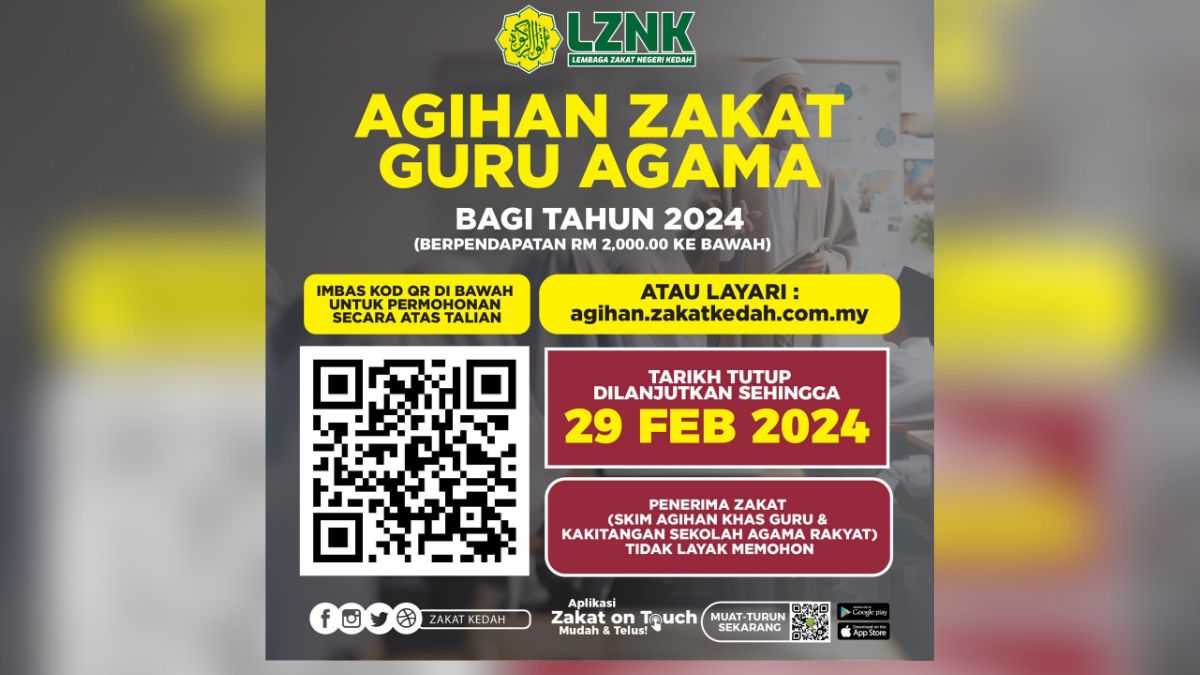 Agihan Zakat Guru Agama Negeri Kedah LZNK 2024